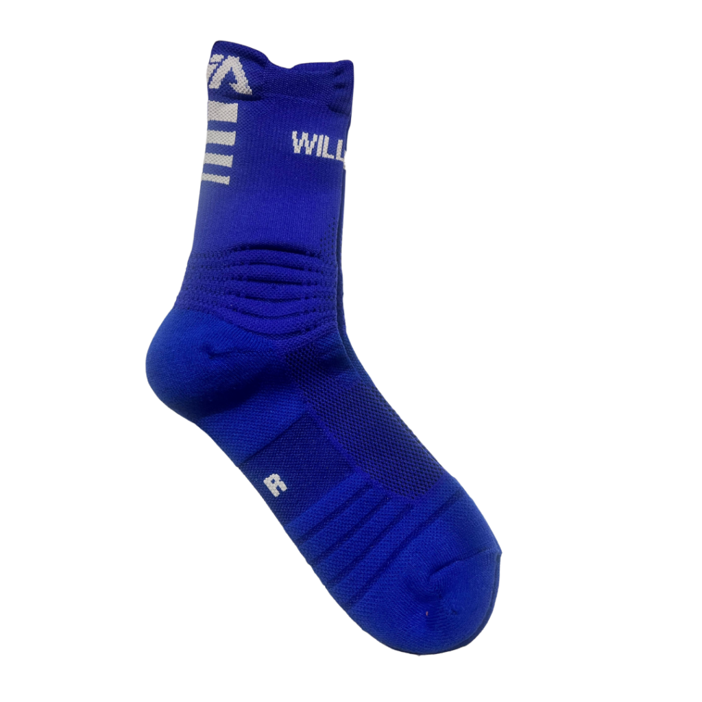 Blue Willetton Socks Willetton Basketball Association